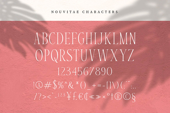 Nouvitae & Melika Letter | Font Pack in Serif Fonts - product preview 15