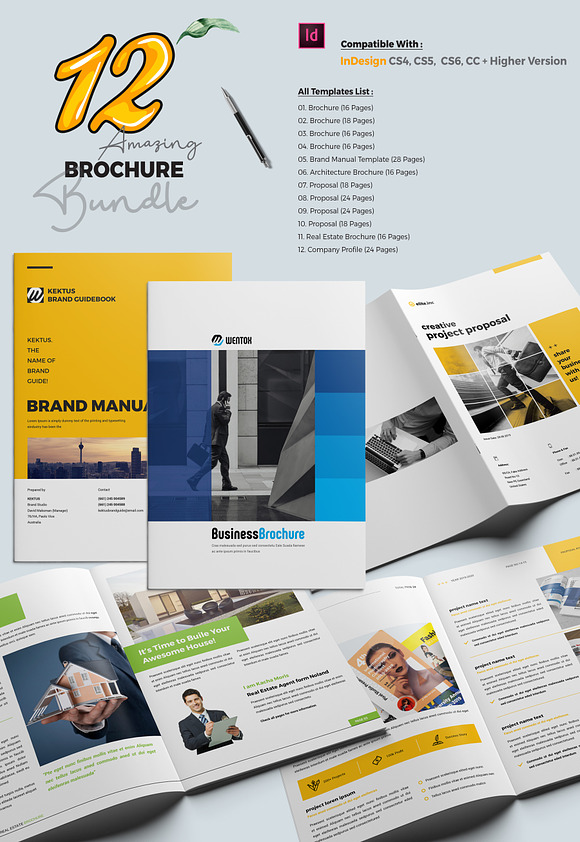 Brochure/Proposal/BrandManual Bundle in Brochure Templates - product preview 1