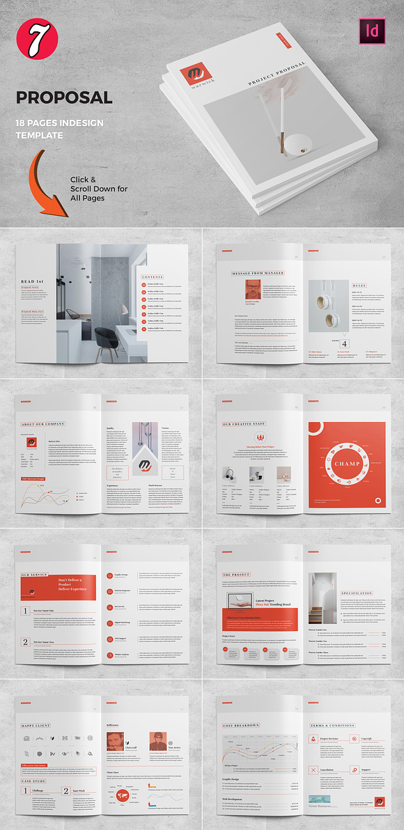 Brochure/Proposal/BrandManual Bundle in Brochure Templates - product preview 8