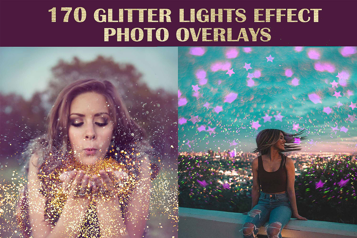170 Glitter light effect overlays in Objects - product preview 8