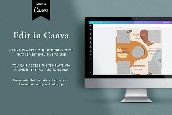 Amelie Instagram puzzle | CANVA in Instagram Templates - product preview 7