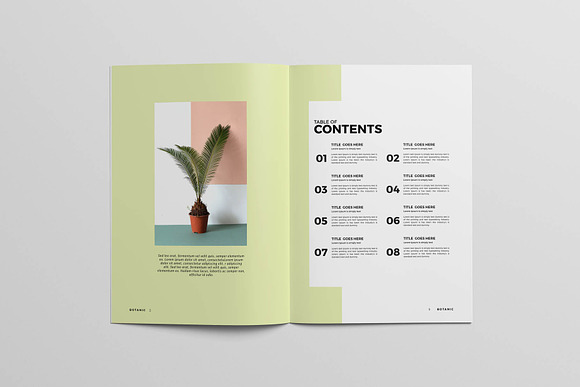 Botanic Magazine in Magazine Templates - product preview 2