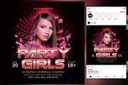 Girls Party Flyer