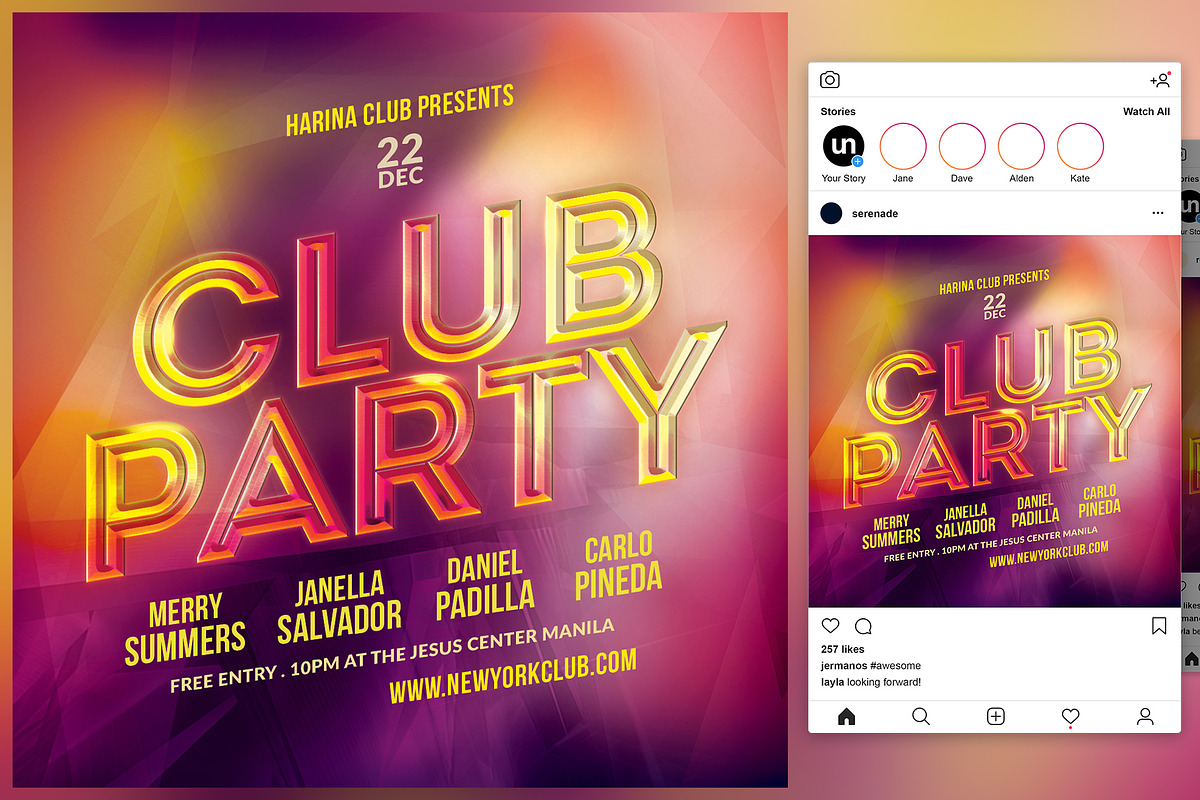 Club Party Flyer in Flyer Templates - product preview 8