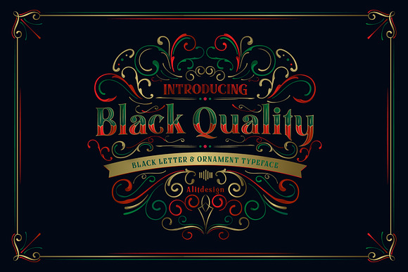Black Quality Typeface in Blackletter Fonts - product preview 8