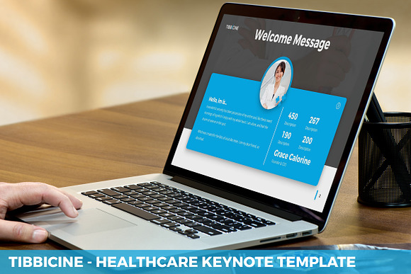 Tibbicine - Healthcare Keynote in Keynote Templates - product preview 3