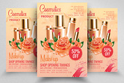 Cosmetics Product Promotion Flyer