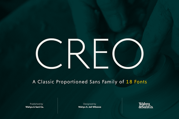 Creo | Classic Proportioned Sans in Sans-Serif Fonts - product preview 8