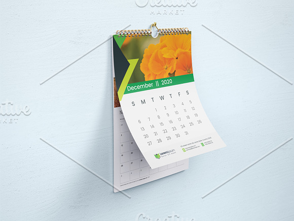 Wall Calendar 2020 in Stationery Templates - product preview 10