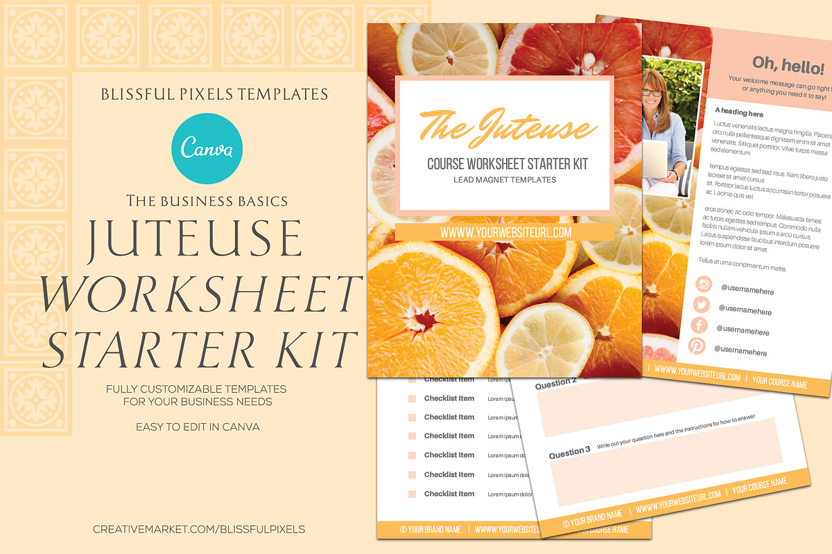 Juteuse - Lead Magnet Worksheets Kit in Email Templates - product preview 8