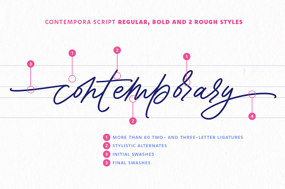 Contempora Font Family in Fonts - product preview 1