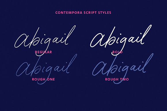 Contempora Font Family in Fonts - product preview 7