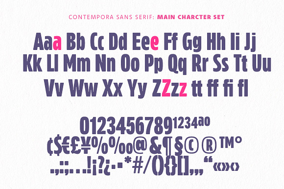 Contempora Font Family in Fonts - product preview 11