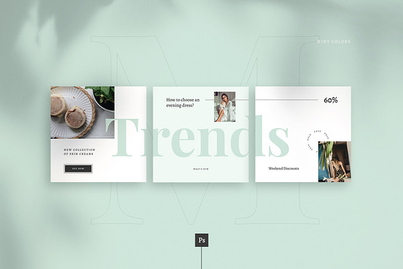 Mirrel Instagram Puzzle Templates in Instagram Templates - product preview 3