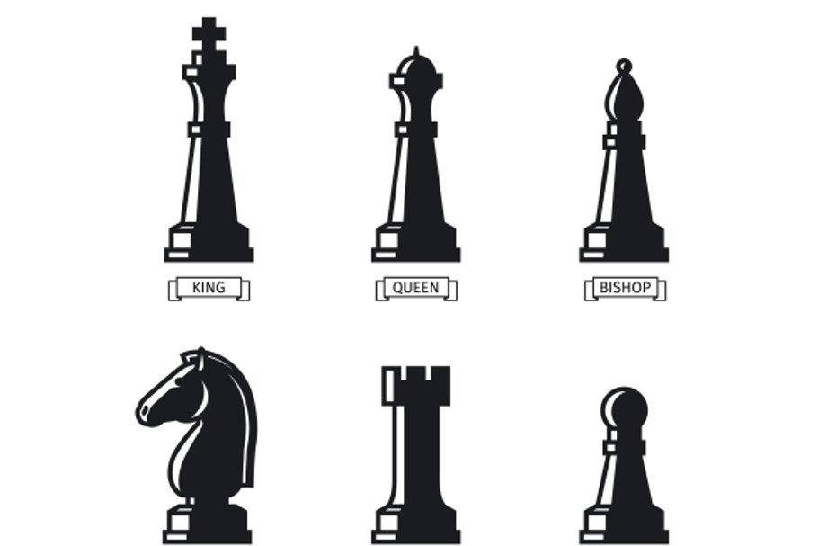 Chess pieces in Graphics - product preview 8