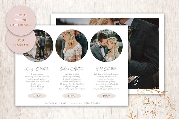 PSD Photo Price Card Template #16 in Card Templates - product preview 1