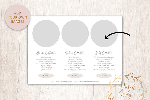 PSD Photo Price Card Template #16 in Card Templates - product preview 2