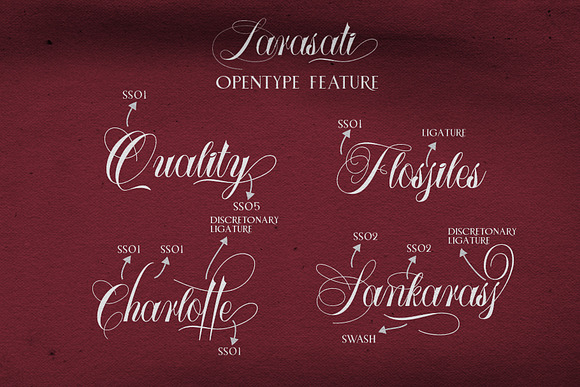 Larasati (font duo with extras) in Display Fonts - product preview 7