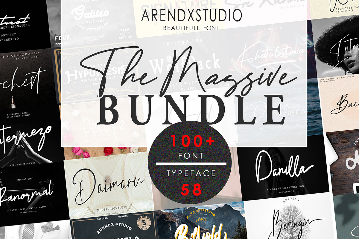 This massive bundle| Black Friday in Display Fonts - product preview 8