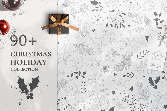 Christmas holiday winter BUNDLE in Illustrations - product preview 3