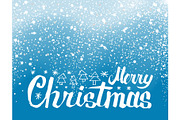 Merry Christmas Lettering Spruce