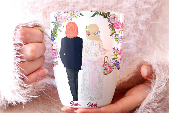 Wedding Flower Girl and Page boy in Illustrations - product preview 4
