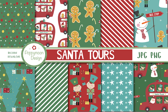Santa Tours in Illustrations - product preview 2