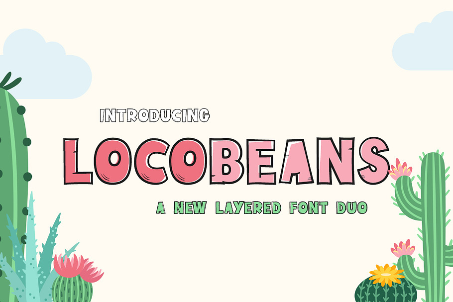 Locobeans Font Duo in Display Fonts - product preview 8