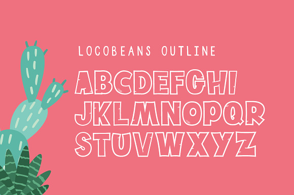 Locobeans Font Duo in Display Fonts - product preview 2