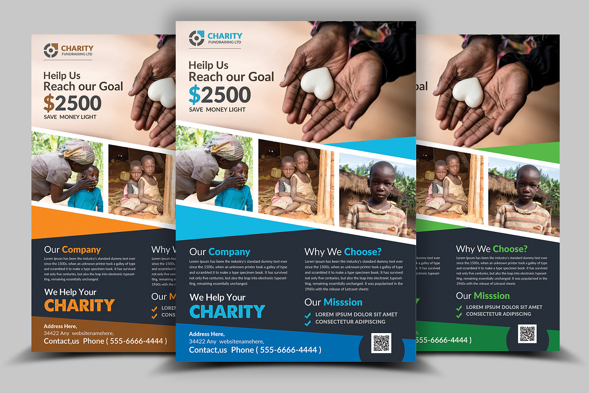 Charity Fundraisers Flyer in Flyer Templates - product preview 8