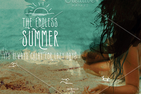 Summers Typeface + BONUS vector in Display Fonts - product preview 2