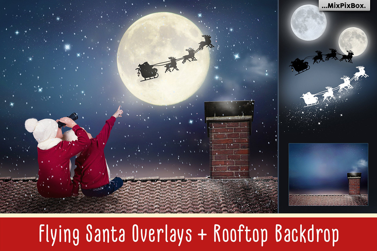 Flying Santa Overlays in Add-Ons - product preview 8