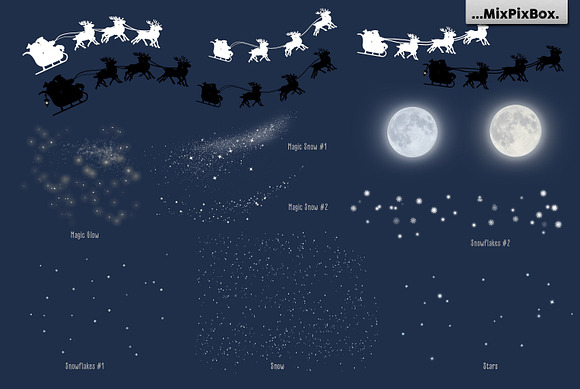 Flying Santa Overlays in Add-Ons - product preview 1