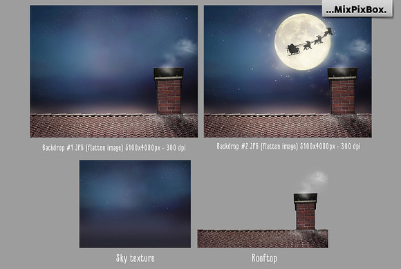 Flying Santa Overlays in Add-Ons - product preview 2