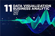 11 Data visualization background