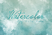 12 Blue Watercolor Backgrounds