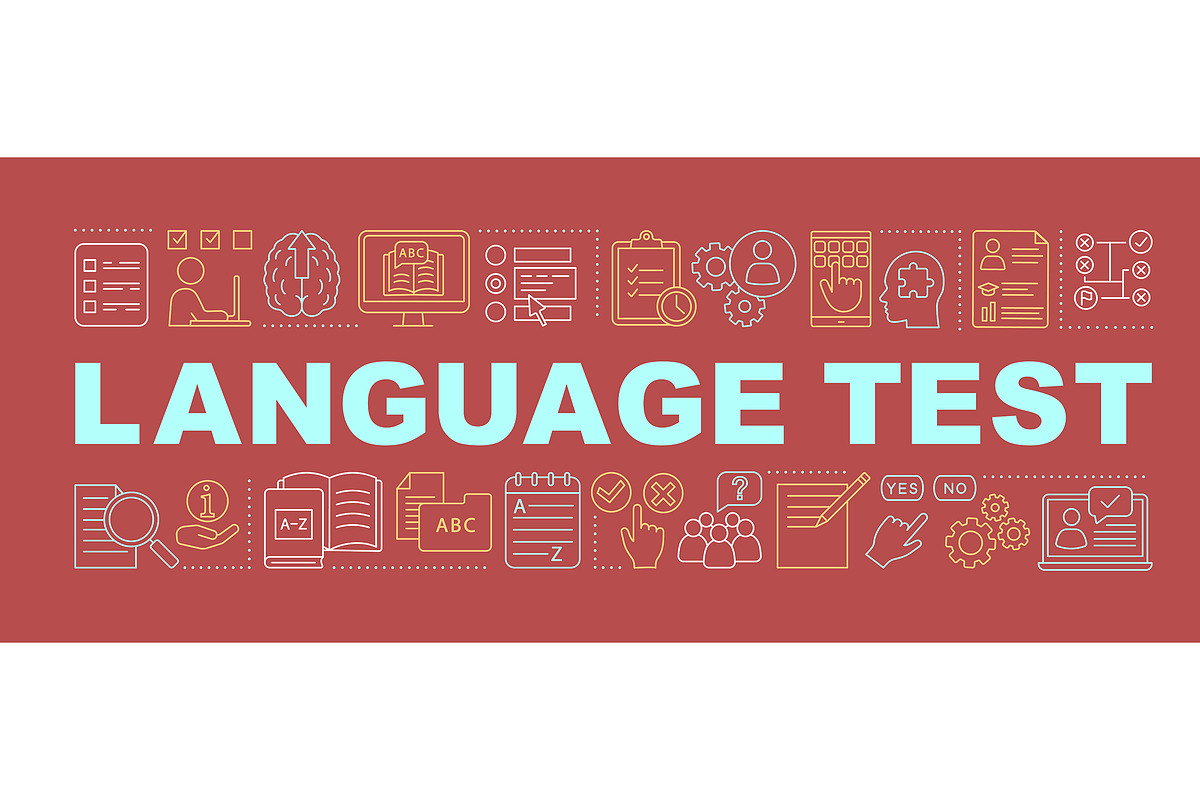 Foreign language exam banner in Icons - product preview 8