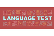 Foreign language exam banner