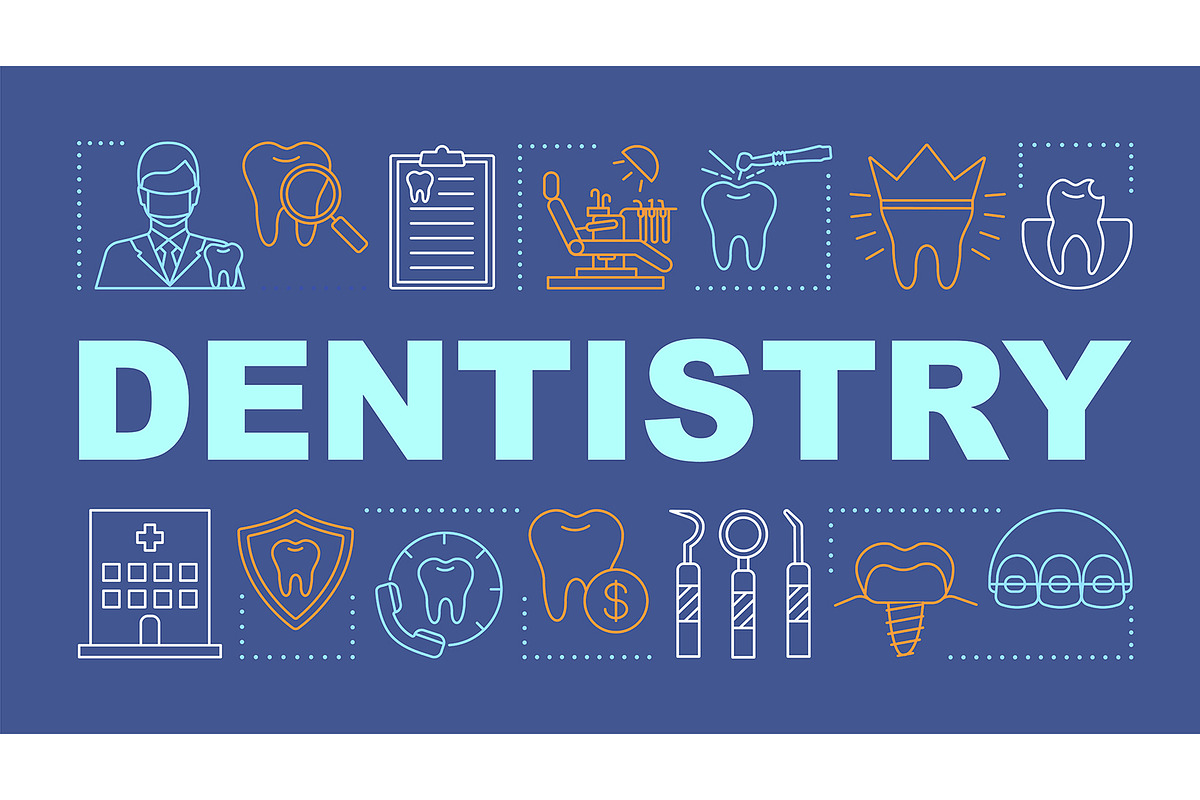 Dentistry word concepts banner in Icons - product preview 8