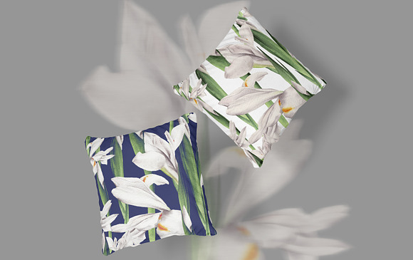 Irises (patterns & flowers) in Patterns - product preview 4