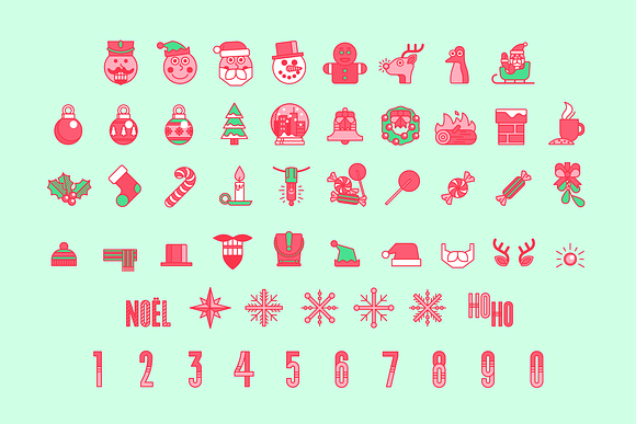 Holiday Vector Icons in Graphics - product preview 1