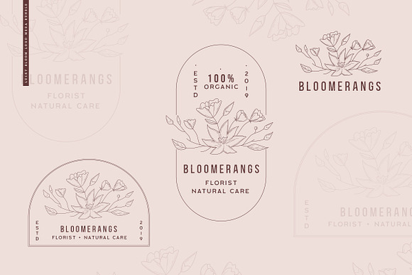 Lucky Bloom Logos in Logo Templates - product preview 6