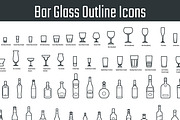 Bar Glass Icons