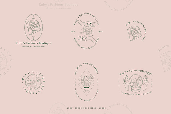 Lucky Bloom Logos in Logo Templates - product preview 12