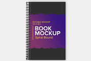 Spiral Bound Book Mockup