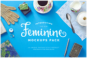 10 Feminine Mockups Pack