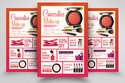 Cosmetics Make Up Product Flyer