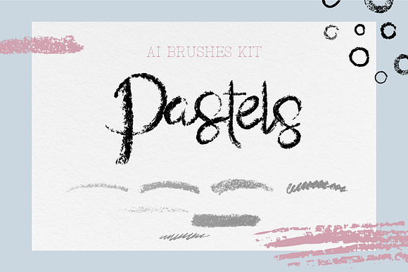 Pastel brushes kit for AI in Add-Ons - product preview 6