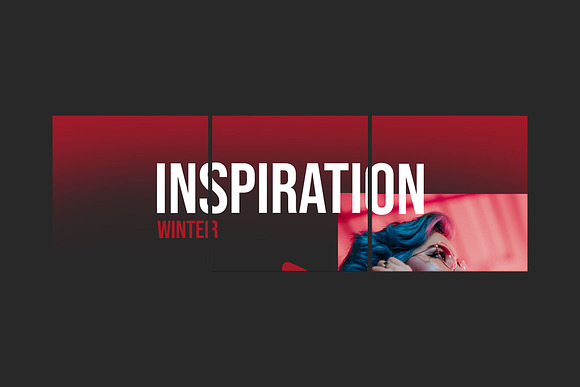 Red Shade Instagram Puzzle Templates in Instagram Templates - product preview 2