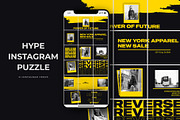 Hype Instagram Puzzle Templates
